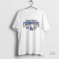 Official Los Angeles Dodgers 2025 World Series Champions Diamond Home Plate