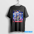 Official Los Angeles Dodgers 2025 World Series Champions Trophy Anime Tee Sweater