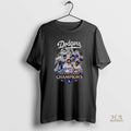Official Los Angeles Dodgers All Team 2025 World Series Champions Cup Mlb Graphic