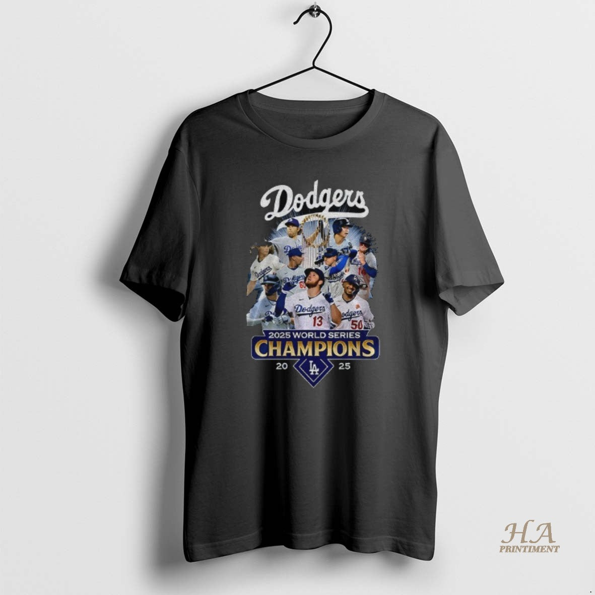 Official Los Angeles Dodgers All Team 2025 World Series Champions Cup Mlb Graphic