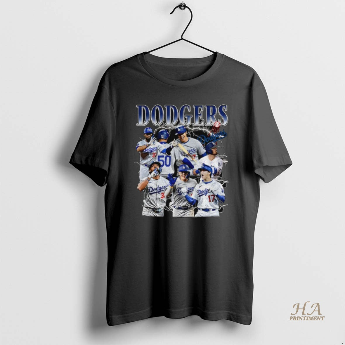 Official Los Angeles Dodgers All Team 2025 World Series Mlb Champions Storm Graphic