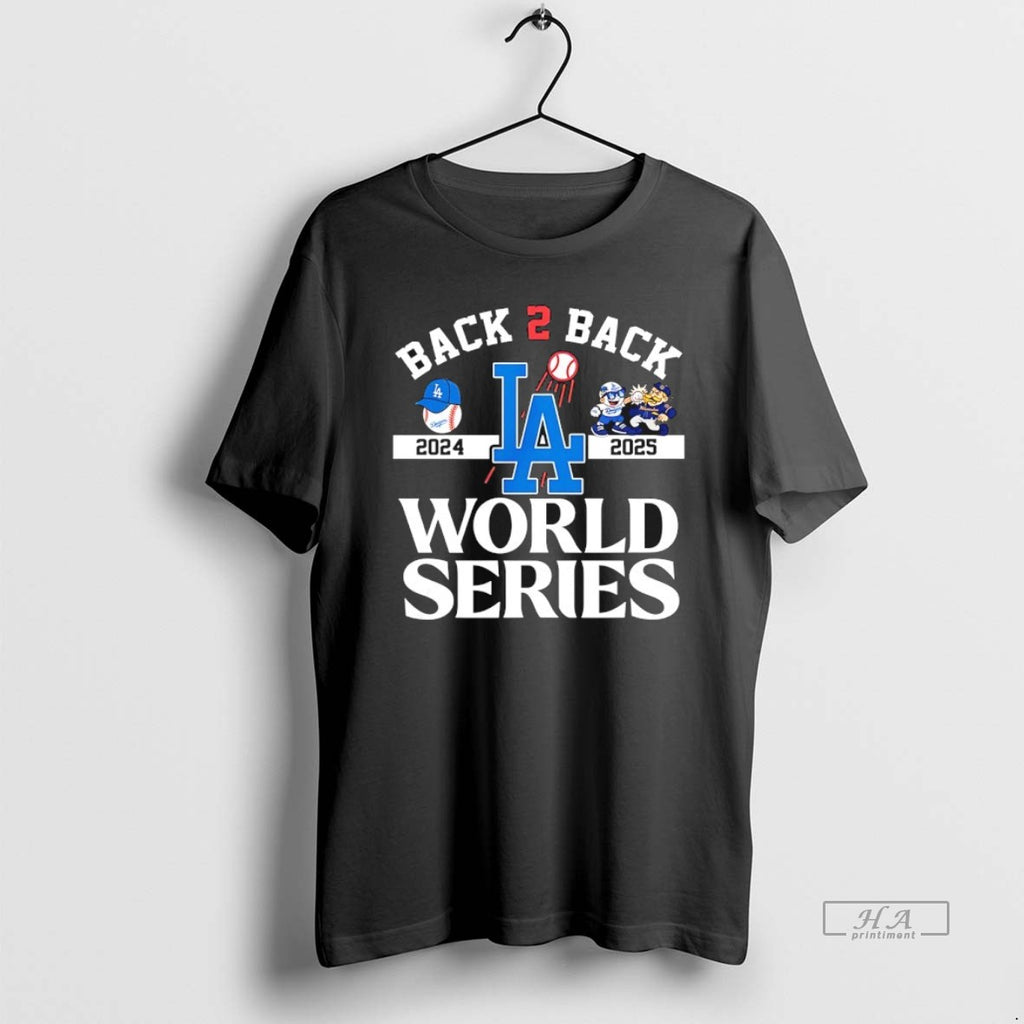 Official Los Angeles Dodgers Back 2 Back 2024 2025 World Series