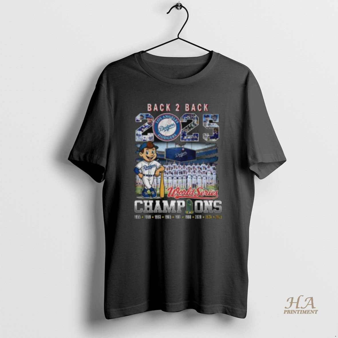 Official Los Angeles Dodgers Back To Back World Series Champions 2025