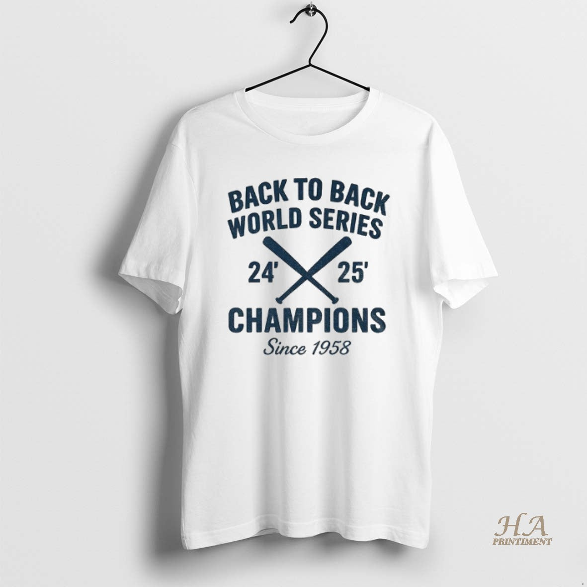 Official Los Angeles Dodgers Back To Back World Series 24 25 Champions Since 1958