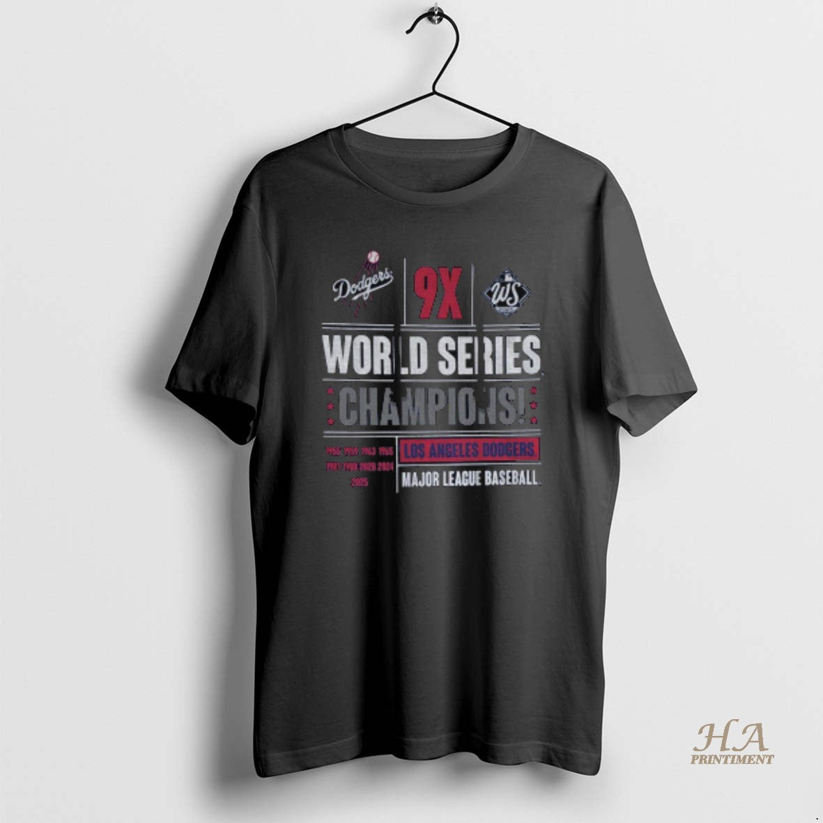 Official Los Angeles Dodgers Baseball 9x World Series Champions