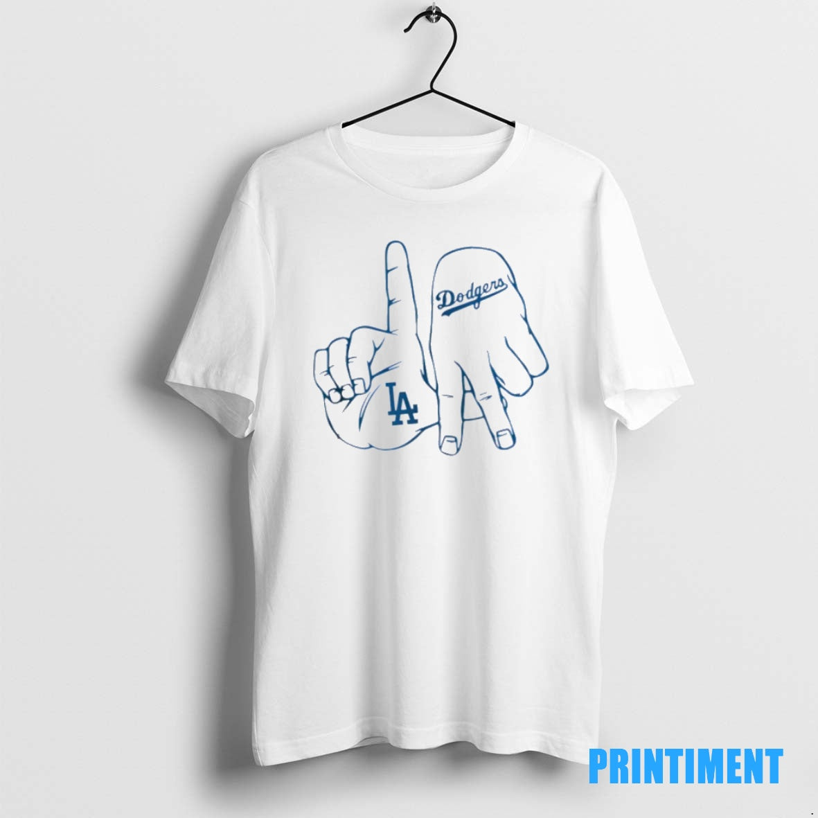 Official Los Angeles Dodgers Baseball Hand 2025 Tee Sweater