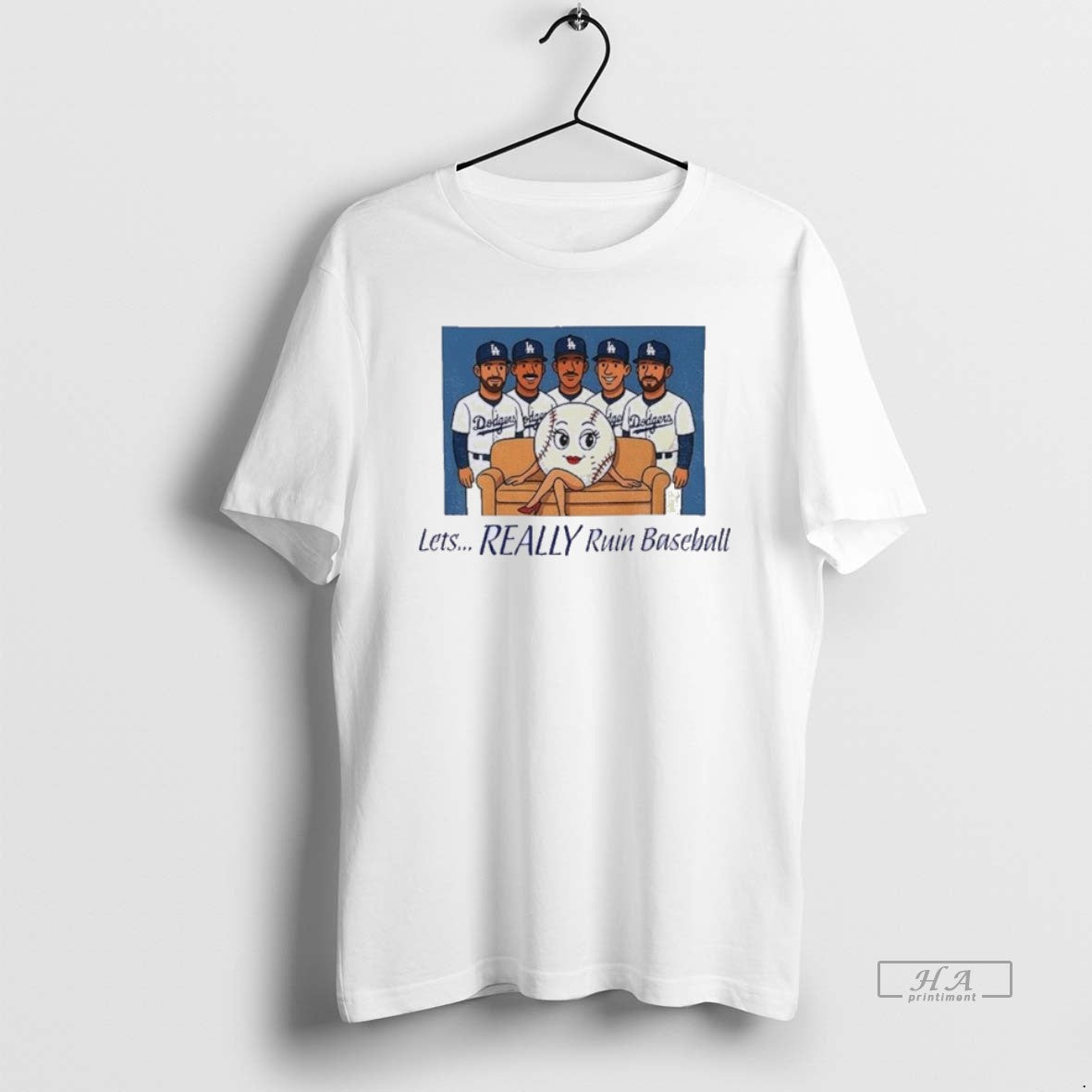 Official Los Angeles Dodgers Baseball Lets Really Ruin Baseball 2025