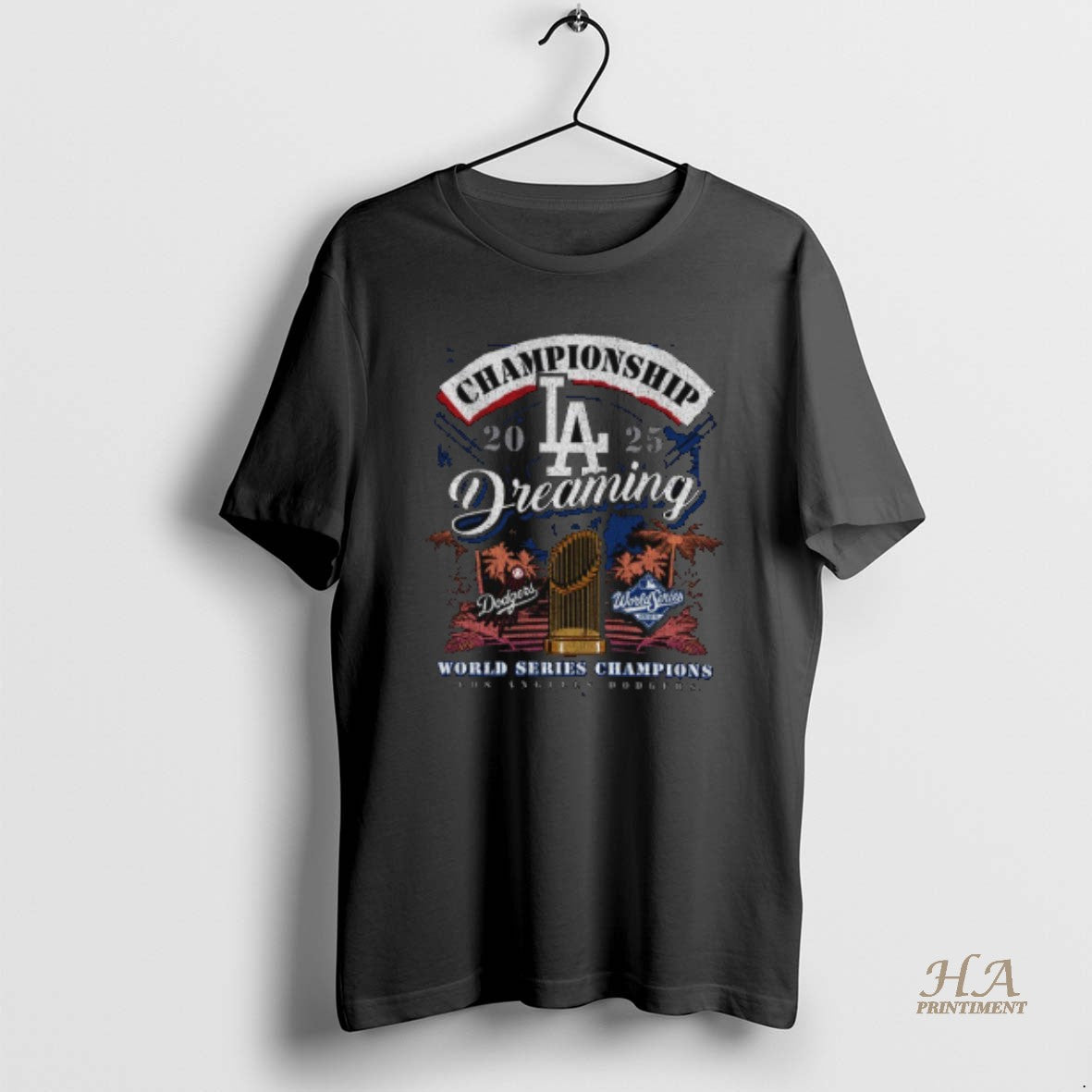 Official Los Angeles Dodgers Championship Dreaming 2025 World Series Champions Retro