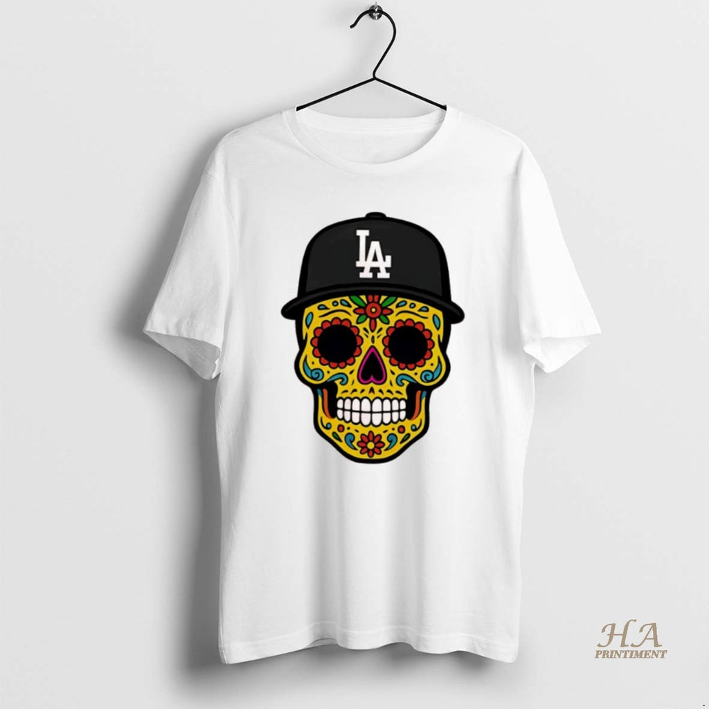 Official Los Angeles Dodgers Dia De Los Muertos Skulls