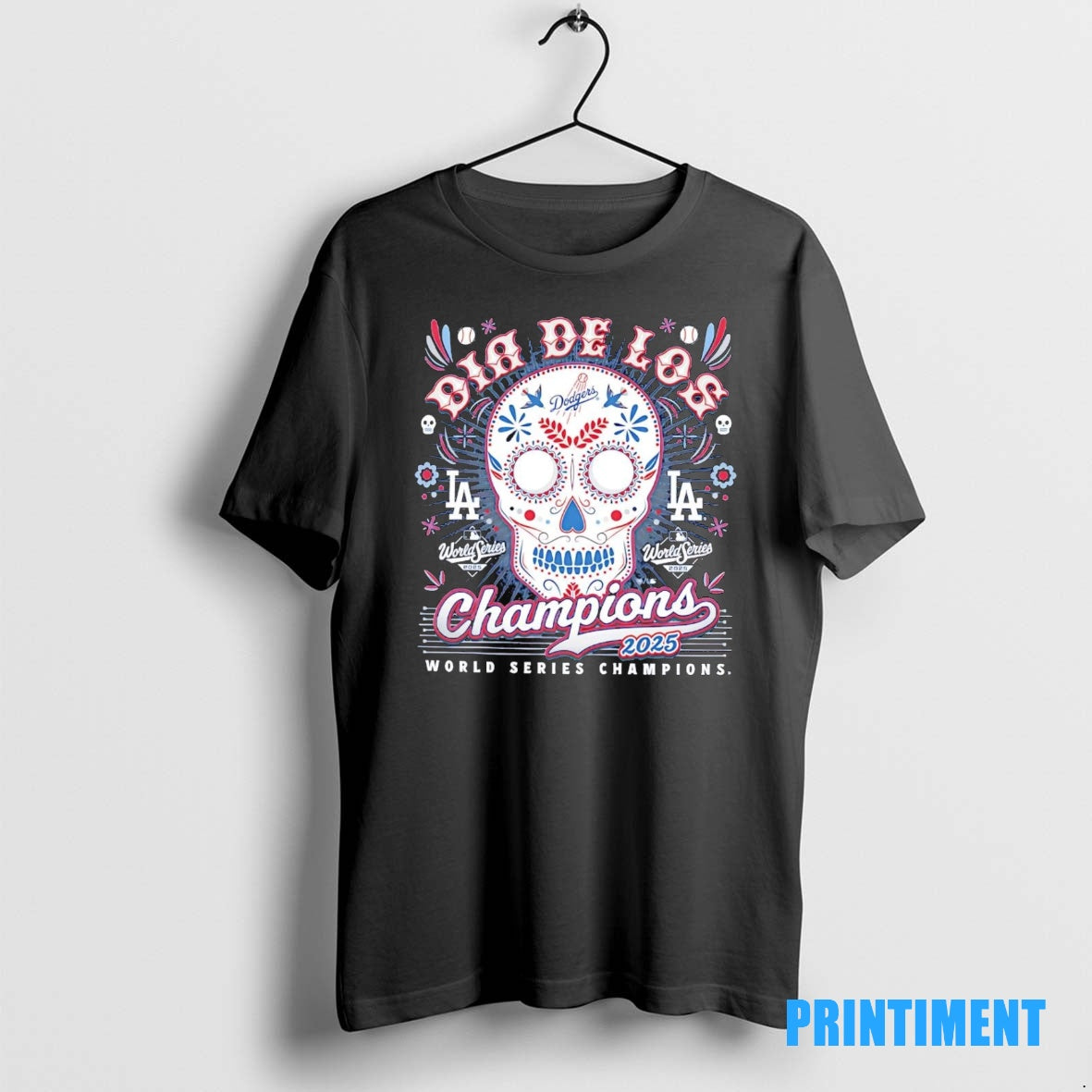 Official Los Angeles Dodgers Dia De Los Champions World Series 2025 Tee Sweater