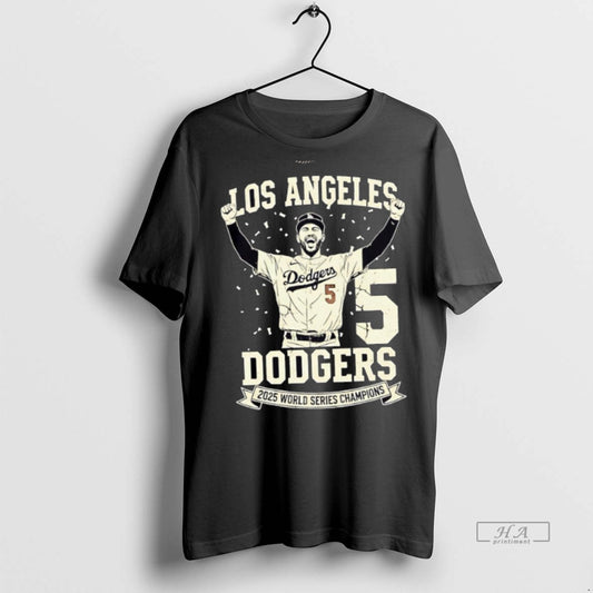 Official Los Angeles Dodgers Freddie Freeman 2025 World Series Champions Shirt