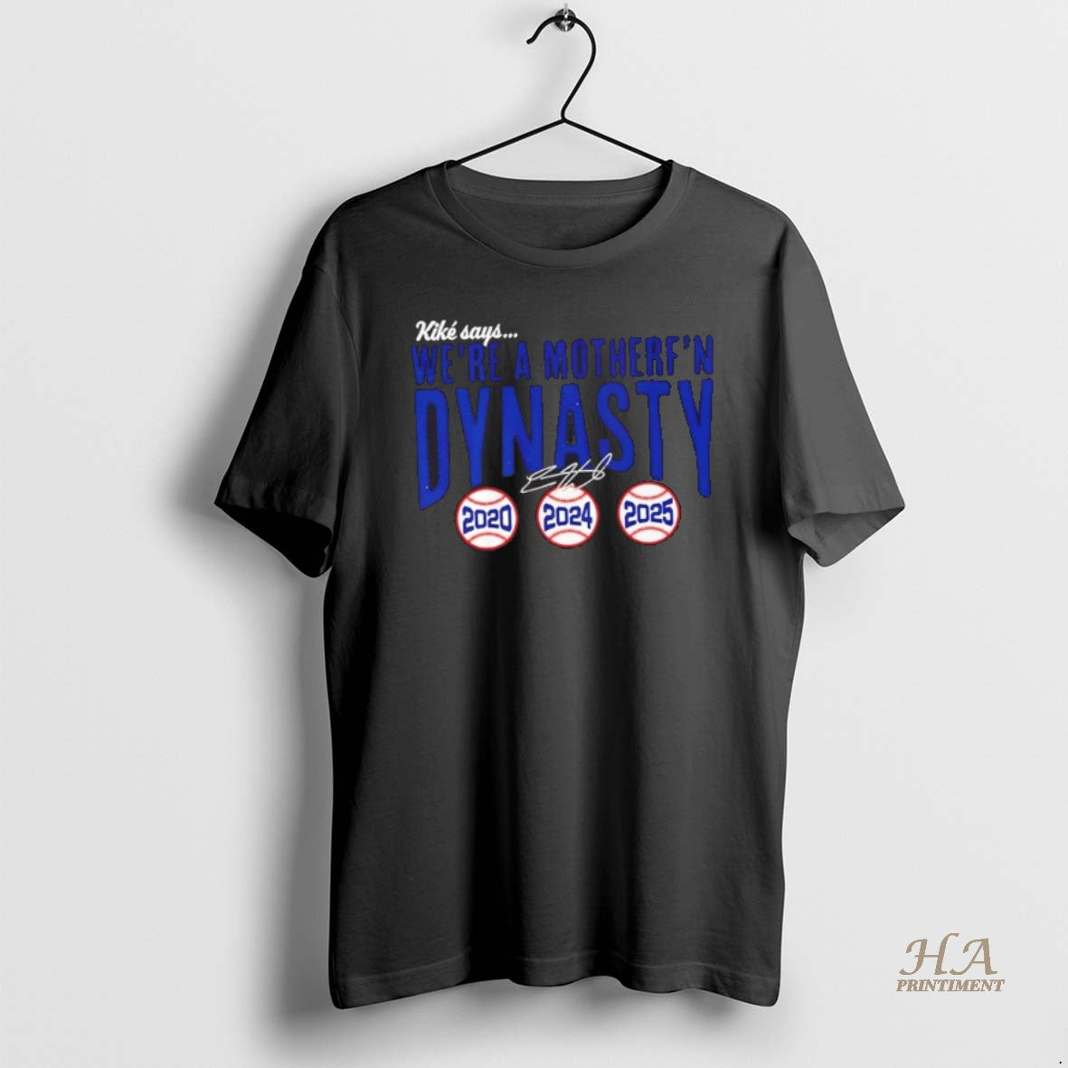 Official Los Angeles Dodgers Kike Hernandez Mother Fn Dynasty Signature