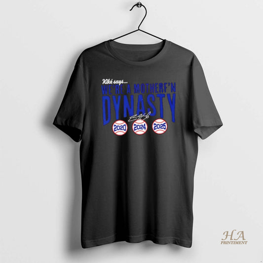 Official Los Angeles Dodgers Kike Hernandez Mother Fn Dynasty Signature