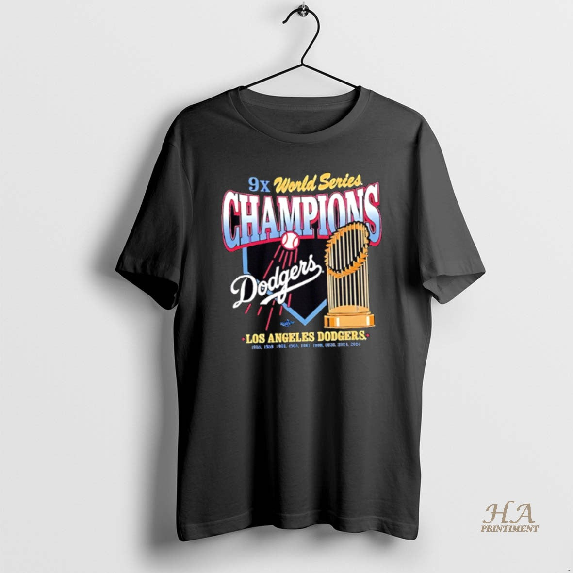 Official Los Angeles Dodgers Mlb 2025 9 Time World Series Champions