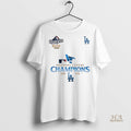 Official Los Angeles Dodgers Mlb Baseball World Series 2025 National League Champions Logo Shirt