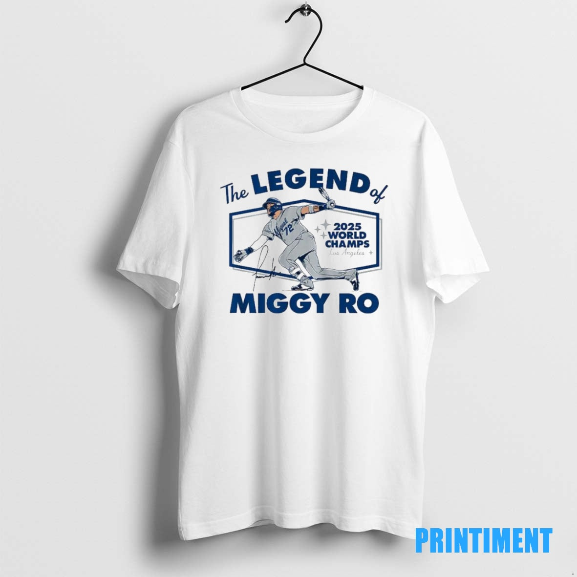 Official Los Angeles Dodgers Miguel Rojas The Legend Of Miggy Ro Ornaments Tee Sweater