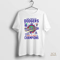 Official Los Angeles Dodgers Shns World Series Mlb Back 2 Back Champions Logo