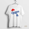 Official Los Angeles Dodgers Santa Hat Mlb Baseball World Champions Merry Christmas