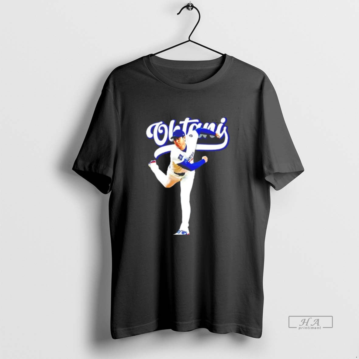 Official Los Angeles Dodgers Shohei Ohtani Pose Graphic