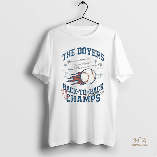 Official Los Angeles Dodgers The Doyers Back To Back Champs Christmas