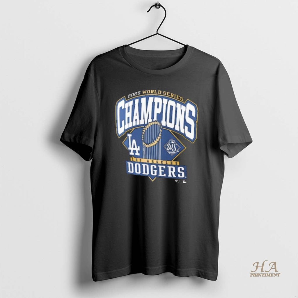 Official Los Angeles Dodgers Win Toronto Blue Jays 2025 World Series Champions Logo