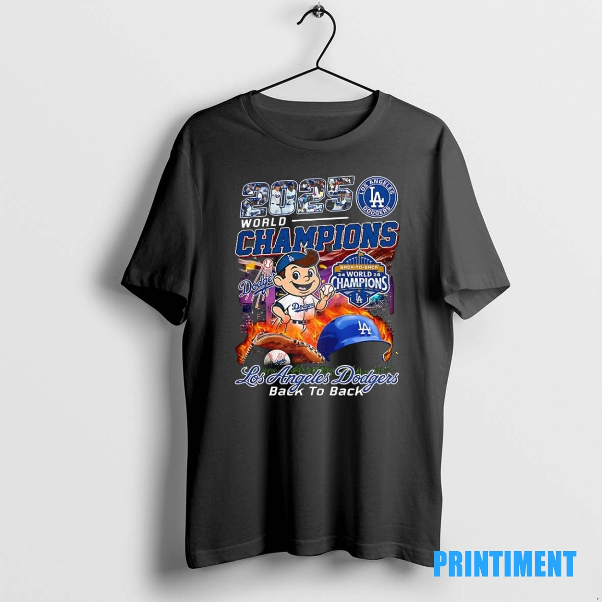 Official Los Angeles Dodgers World Champions 2025 Back To Back Baseball Gloves Helmet Tee Sweater