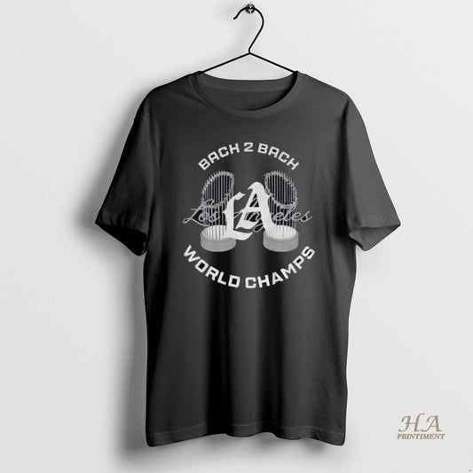Official Los Angeles Dodgers World Champs Back To Back