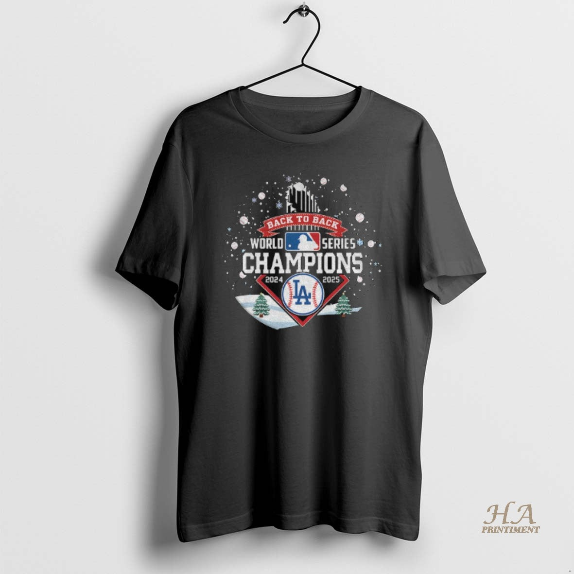 Official Los Angeles Dodgers World Series Champions 2025 For Christmas Tree Mlb Back To Back