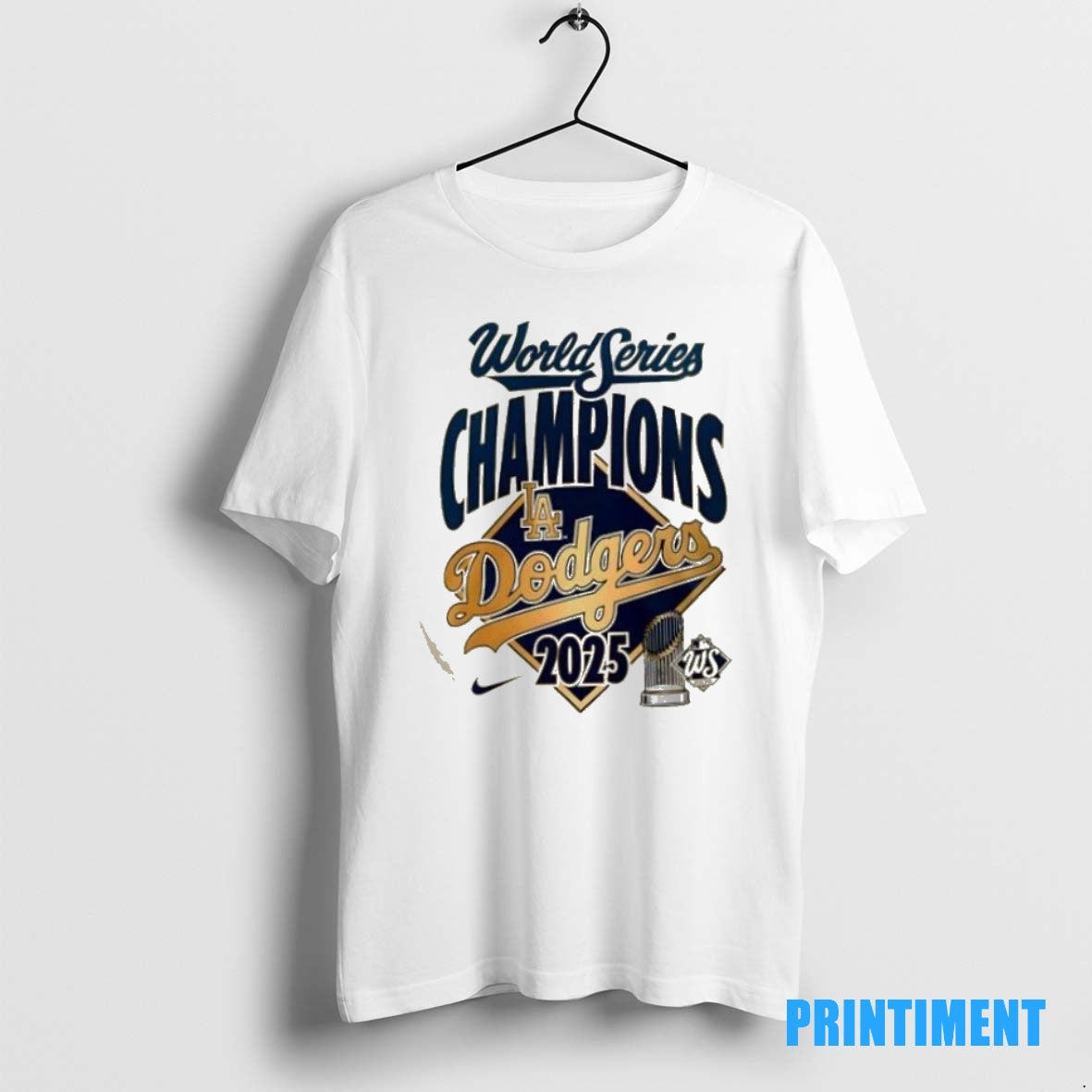 Official Los Angeles Dodgers World Series Champions They Not Like Us 2 Sided Tee Sweater