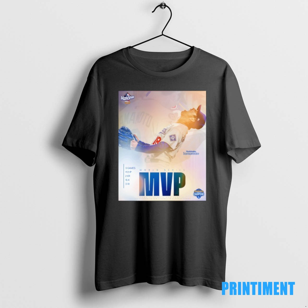 Official Los Angeles Dodgers Yoshinobu Yamamoto Mvp World Series Tee Sweater