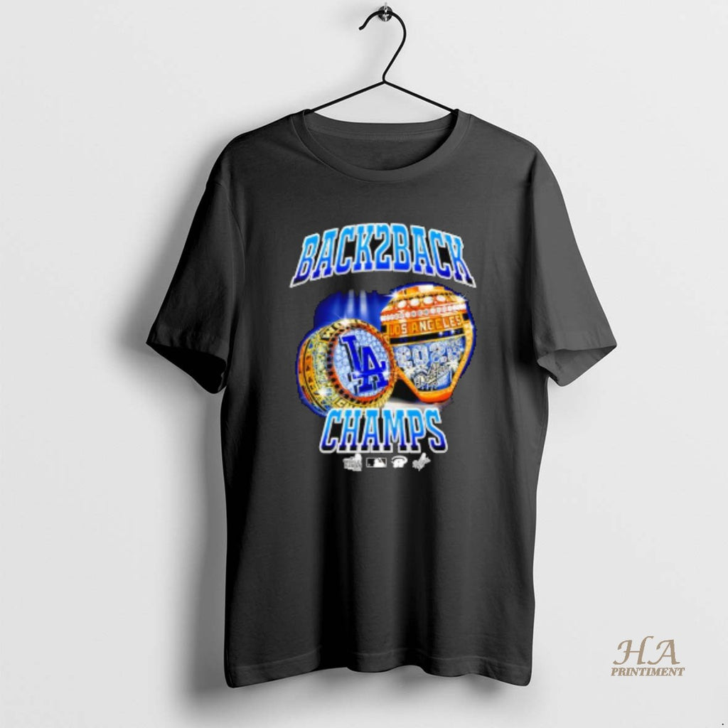 Official Los Angeles Dodgers Back 2 Back Champs Ring