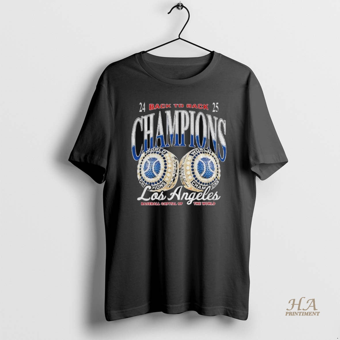 Official Los Angeles Dodgers Back To Back Champions Rings Los Angeles Baseball Capital Of The