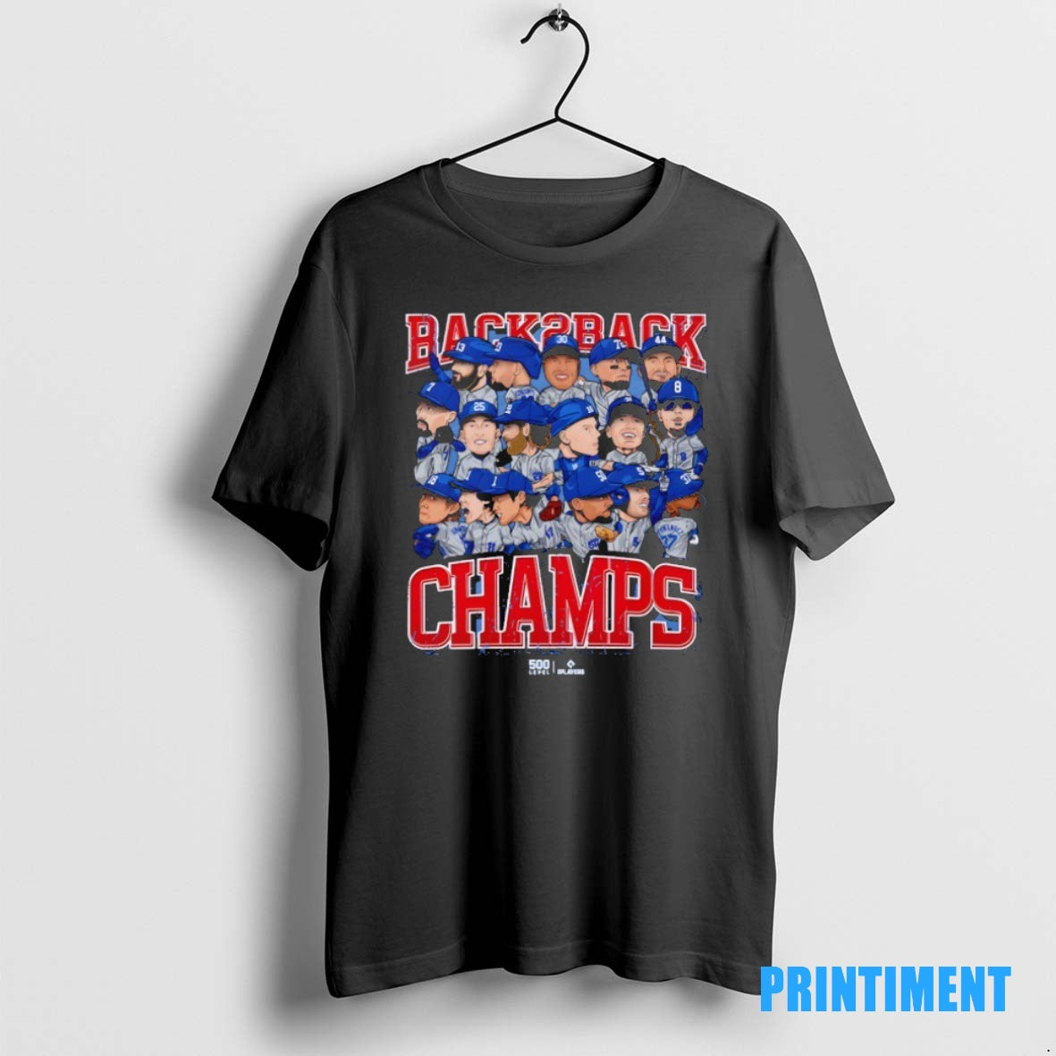 Official Los Angeles Dodgers Back2back Champs Tee Sweater
