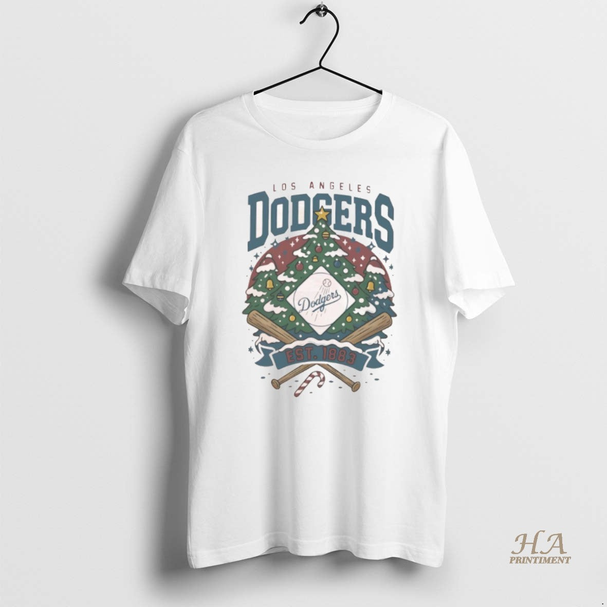 Official Los Angeles Dodgers Est 1883 Christmas