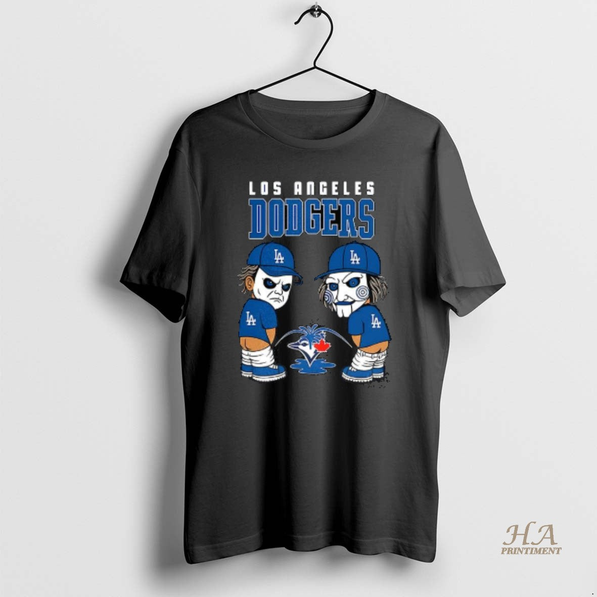 Official Los Angeles Dodgers Peeing Toronto Blue Jays Halloween
