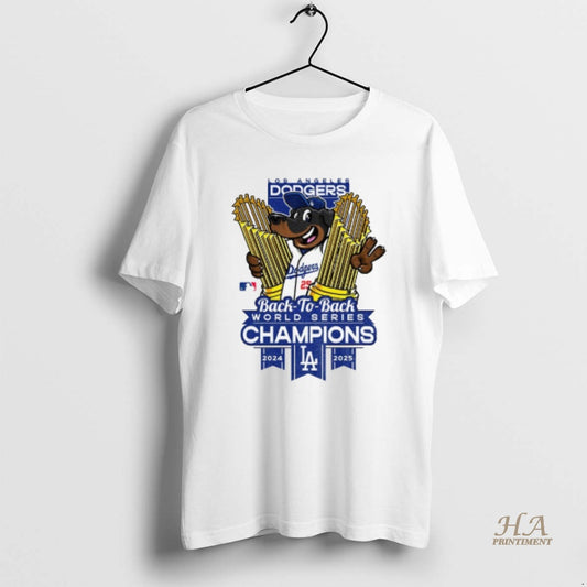 Official Los Angeles Dodgers World Champions Trophies Back To Back 2024 2025
