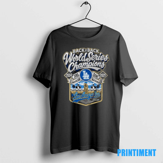Official Los Angeles Baseball 2024 2025 Back 2 Back World Series Champs Ornaments Tee Sweater