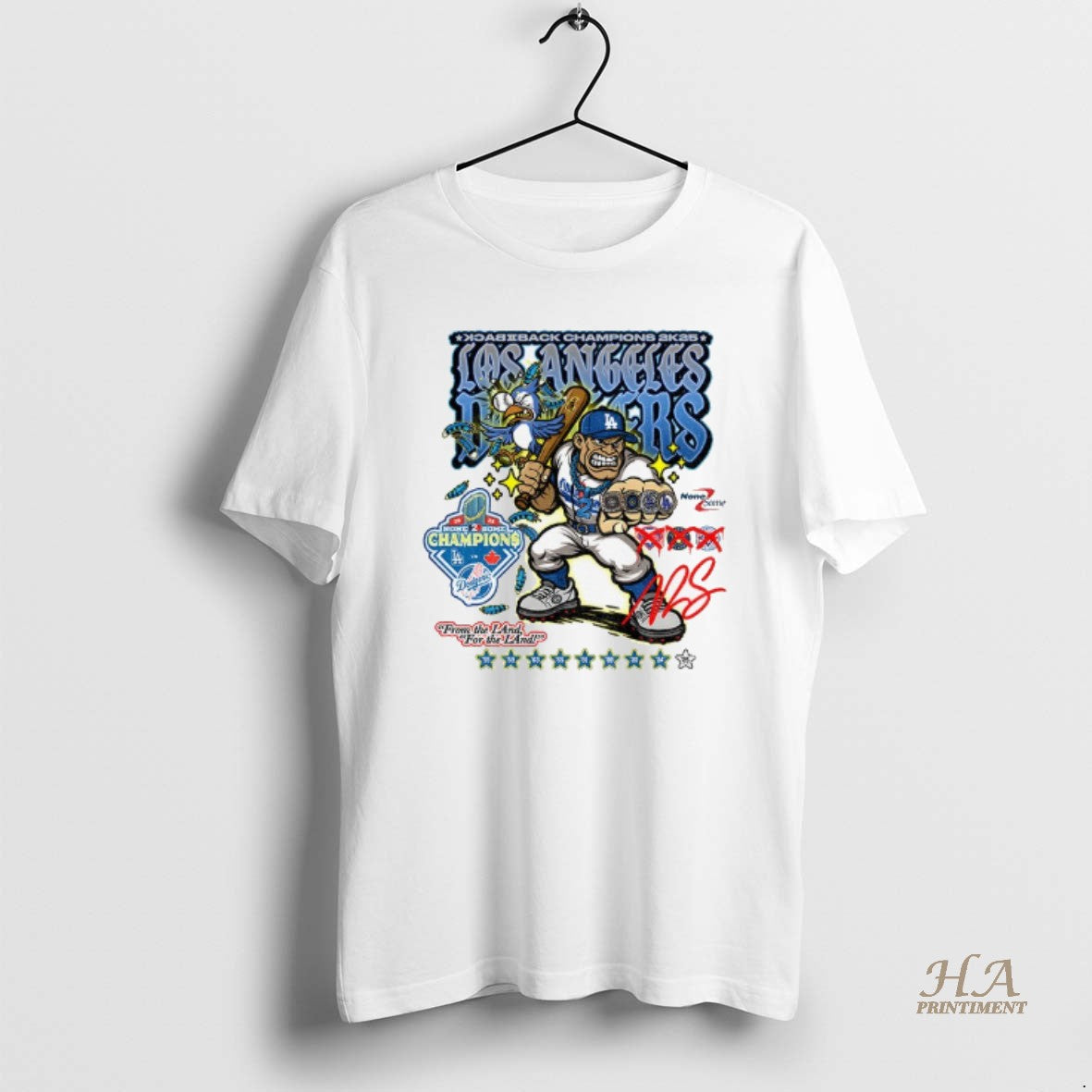 Official Los Angles Dodgers World Series Champions From The Land For The Land