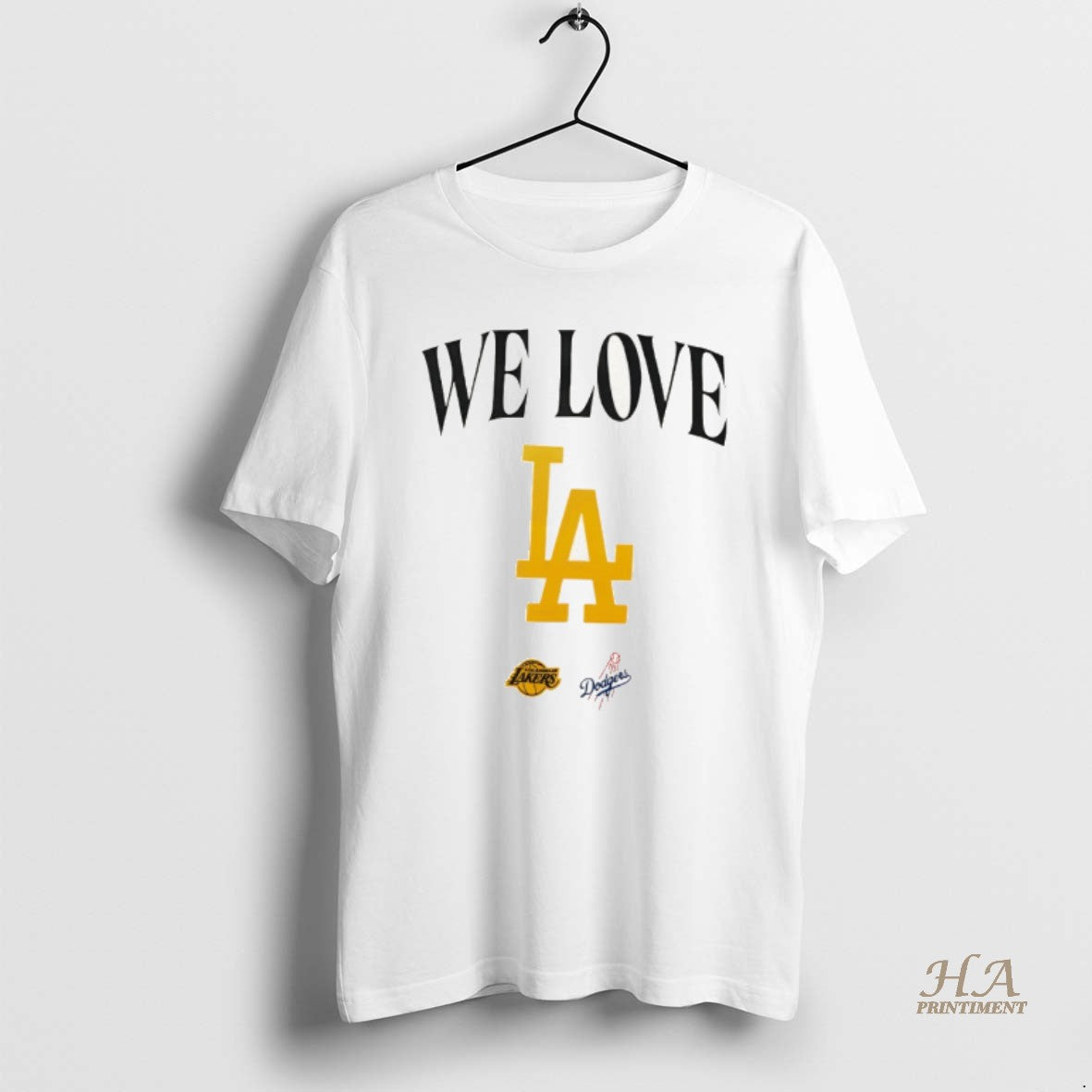 Official Los Angles Dodgers X Los Angeles Lakers We Love La Dodgers World Series Champions