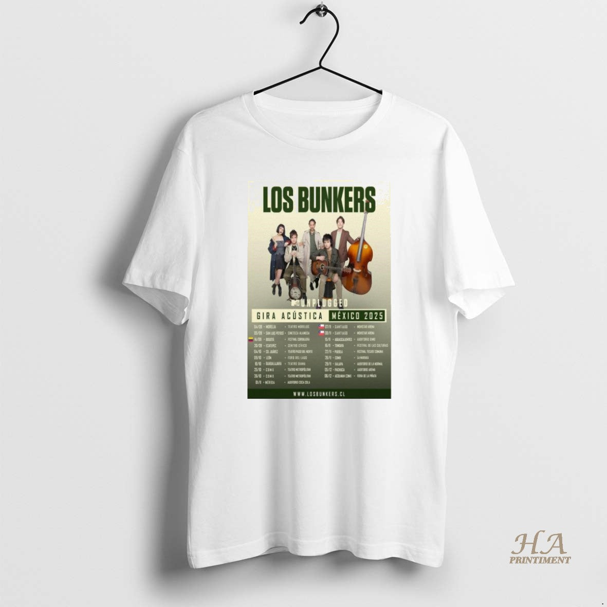 Official Los Bunkers Gira Acustica Mexico 2025