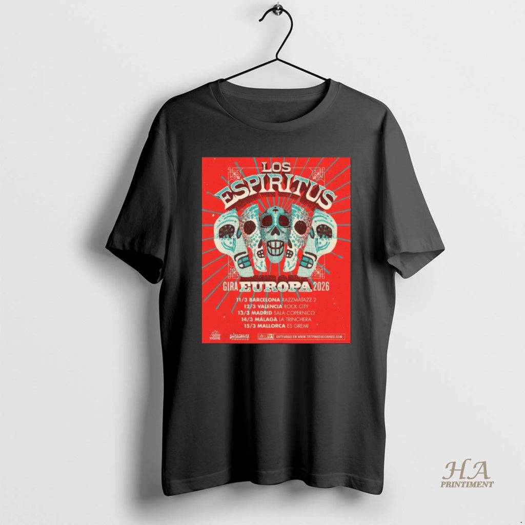 Official Los Espiritus Gira Europa Tour 2026 11 3 Barcelona 12 3 Valencia