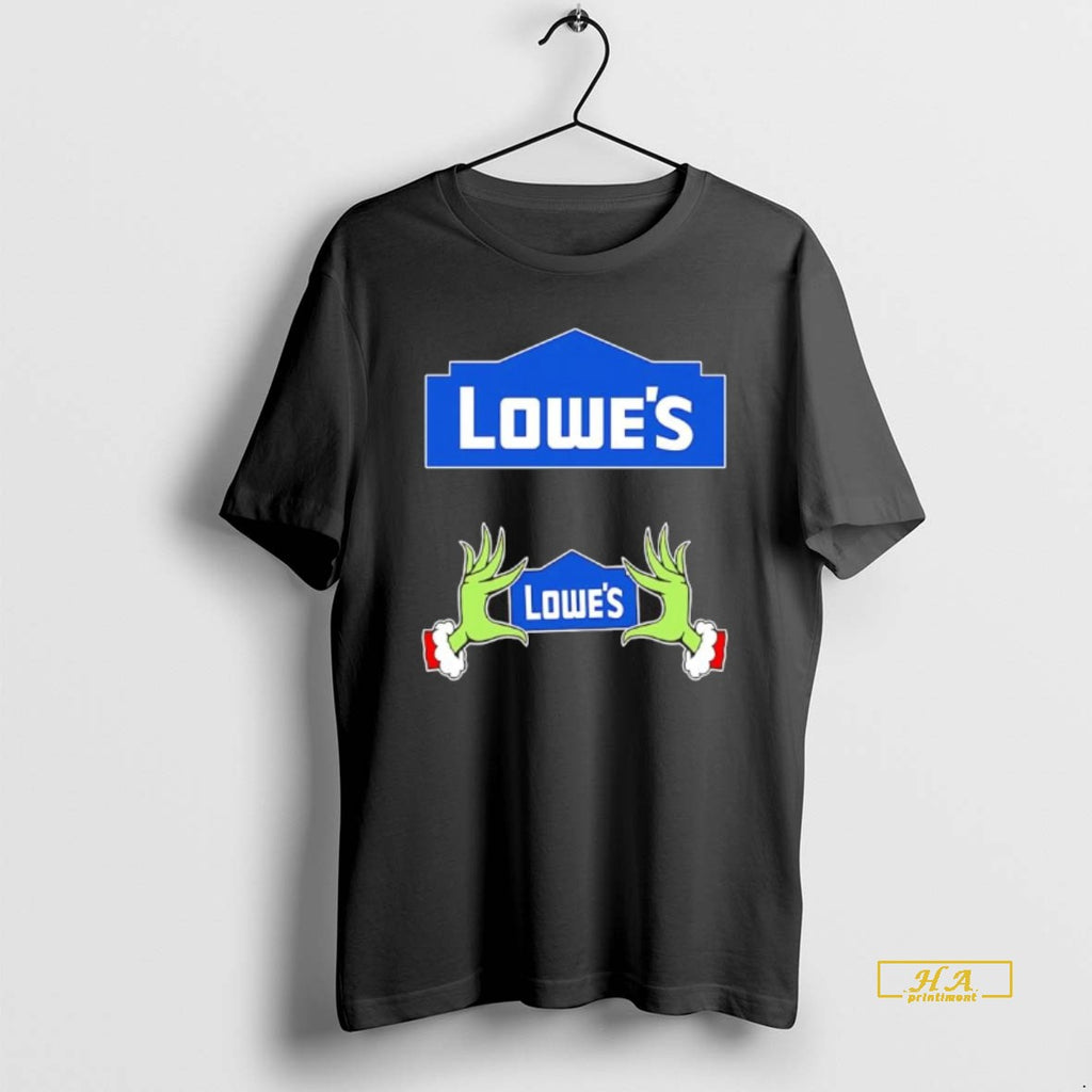 Official Lowes X Grinch Hands Merry Christmas