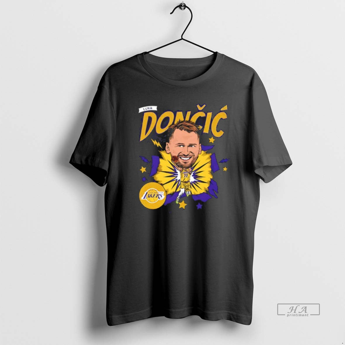 Official Luka Doncic Los Angeles Lakers Nba Player Caricature Comic