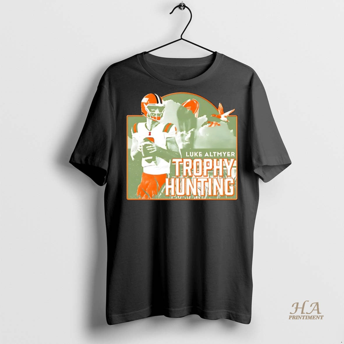 Official Luke Altmyer Trophy Hunting Illinois Fighting Illini Shirt