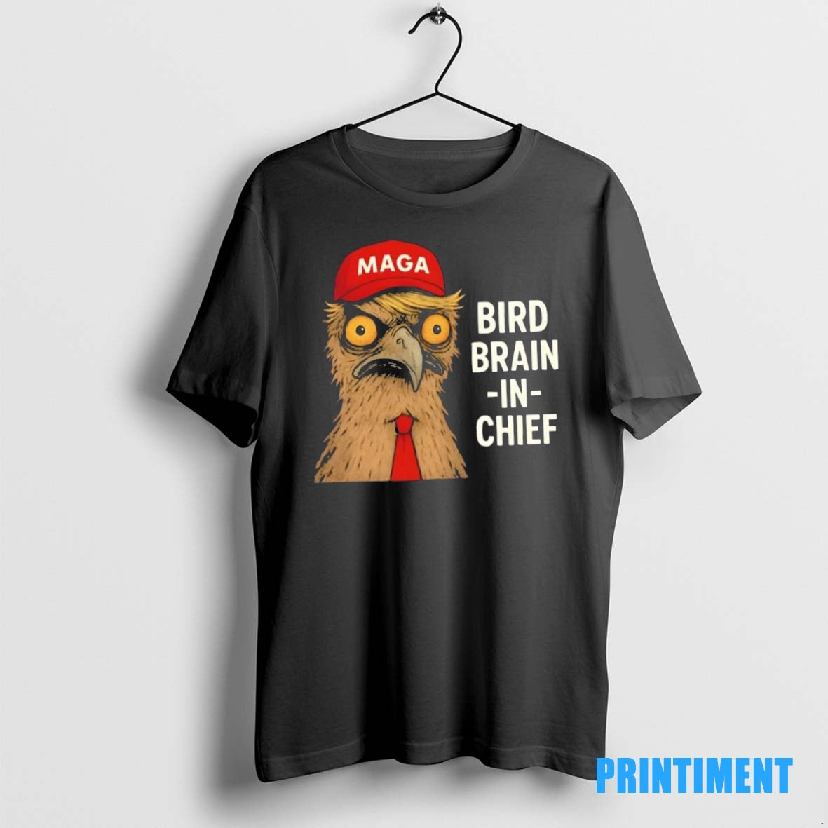 Official Maga Red Hat Bird Brain In Chief Tee Sweater