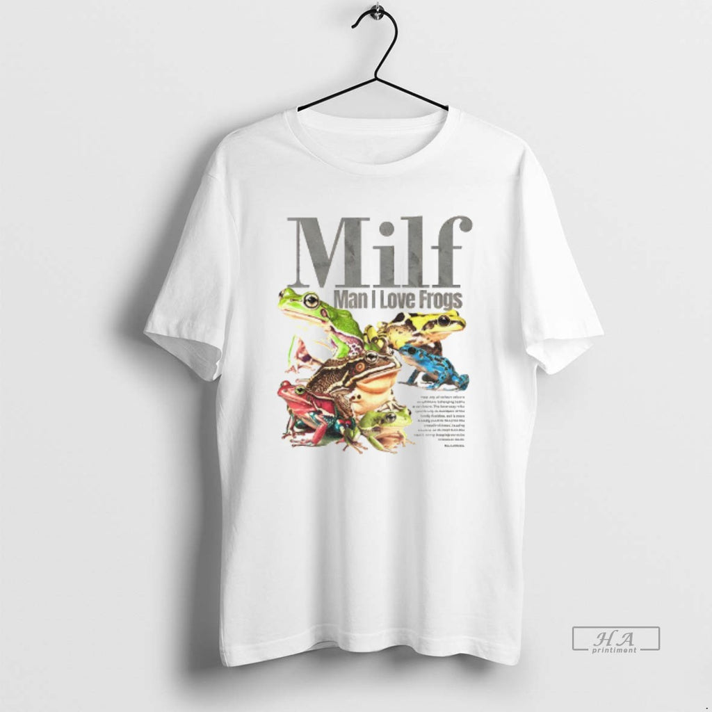 Official Man I Love Frogs Meme Frog Vintage