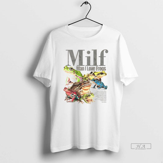 Official Man I Love Frogs Meme Frog Vintage