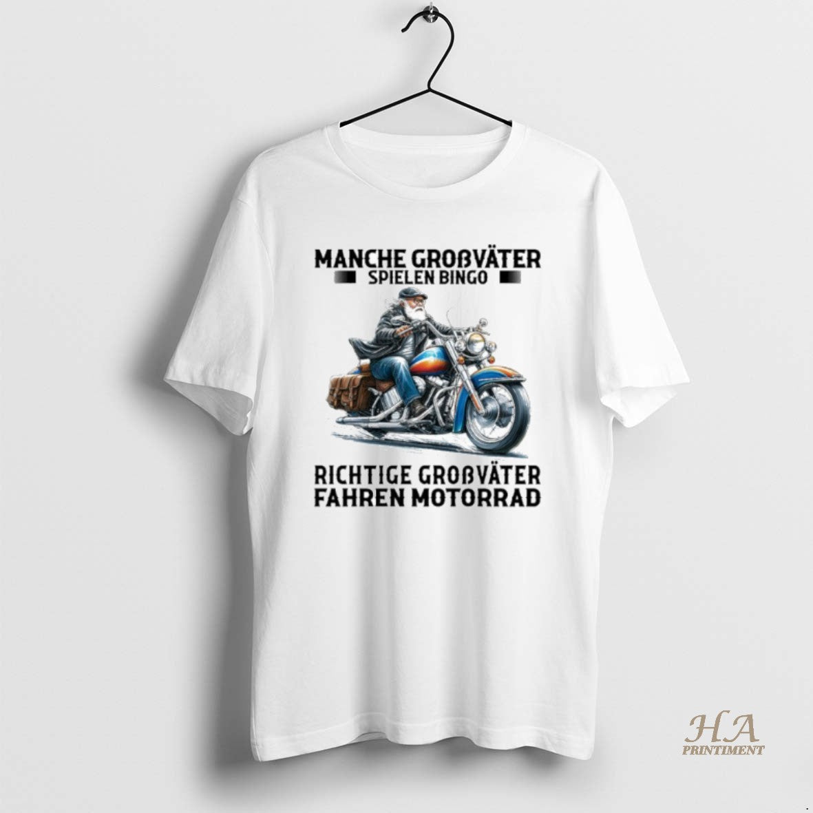 Official Manche Grosvater Spielen Bingo Richtige Grobvater Fahren Motorrad