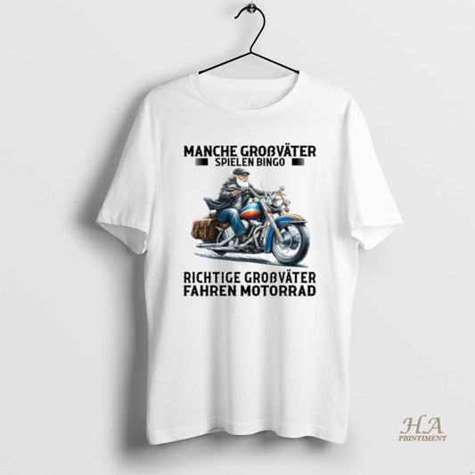 Official Manche Grosvater Spielen Bingo Richtige Grobvater Fahren Motorrad