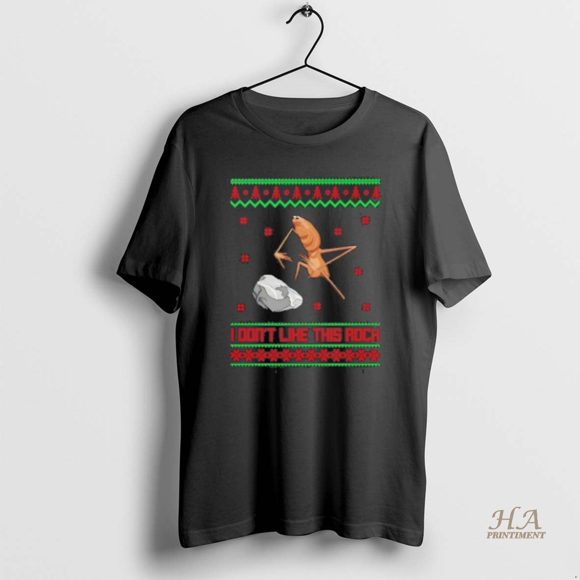 Official Marcus I Dont Like This Rock Ugly Christmas